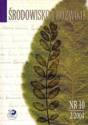 ŚRODOWISKO I ROZWÓJ NR 10-2/2004