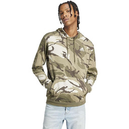 adidas Mężczyźni Seasonal Essentials Camouflage Hoodie, olive strata,