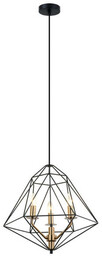 Lampa wisząca LOFT Maresmo PEN-6369-3-BKBR Czarna