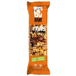 BeRAW Nuts&Honey baton orzechowo-miodowy z orzechami pekan, 30
