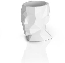 Designerska donica Adonis biała 40 cm