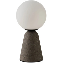 Azzardo Lampa stołowa betonowa grafitowo-biała 20cm AZ3463