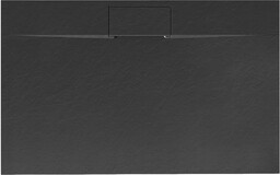 Rea Brodzik prysznicowy Bazalt Long Black 80x100