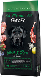 Fitmin Dog For Life, jagnięcina i ryż -