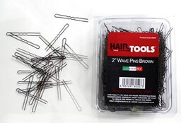Hair Tools Kokówki Karbowane Brązowe 5cm 1000 szt.