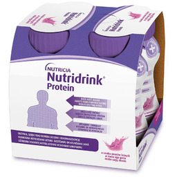 Nutrica, Nutridrink Protein, smak owoców leśnych, 4x125 ml