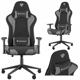 Fotel Gamingowy Genesis Nitro 440 G2 Szary Ergonomiczny