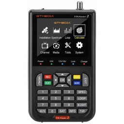 Miernik Sygnału Anteny Satelitarnej SAT DVB-S2 HD Podgląd