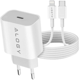 Ładowarka sieciowa Alogy szybka USB-C PD 20W +