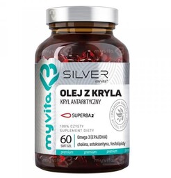 Olej z Kryla Silver Pure, MyVita, 60 kapsułek
