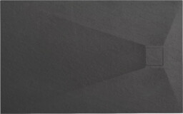 Rea Brodzik prysznicowy Magnum Black 80x100