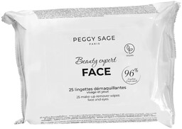 Peggy Sage, chusteczki do demakijażu, 25szt.