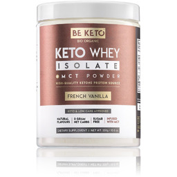 BeKeto Keto Izolat Białka z MCT, Francuska Wanilia
