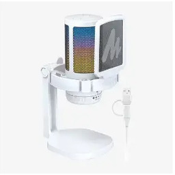 Maono DGM20 Przewodowy Pojemnościowy Biały Mikrofon