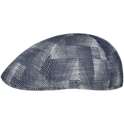 Kaszkiet Texas Cotton Jacquard by Stetson, biało-ciemnoniebieski, cm