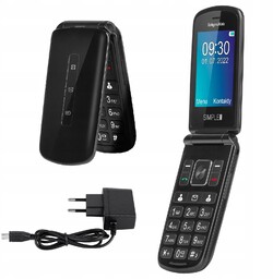 Telefon Km Dla Seniora Głośny Sos Duże Klawisze