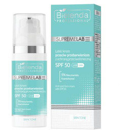 Bielenda Professional Supremelab SPF50 Lekki krem przeciw przebarwieniom