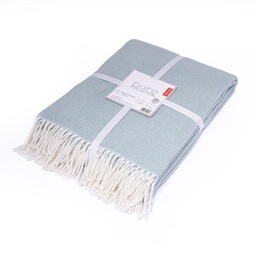 Detexpol Koc bawełniany akrylowy 150x200 mięta z frędzlami