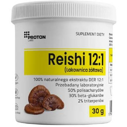 Proton Labs Reishi, ekstrakt DER 12:1 z owocników