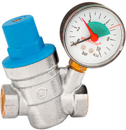 Zawór redukcyjny ciśnienia wody 1/2" z ciśnieniomierzem ART.301-15