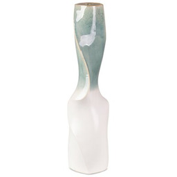 EUROFIRANY Wazon Liana 16 x 62 cm Kremowo-miętowy