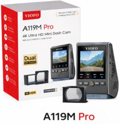 VIOFO A119M Pro Kamera Samochodowa 4K GPS WiFi