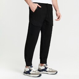 Sinsay - Jeansy joggery - Czarny