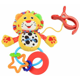 Baby Mix Pluszowa zabawka z grzechotką Gepard, 11cm