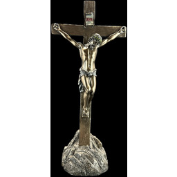 Krucyfiks KRZYŻ Z Jezusem na PODSTAWCE VERONESE (WU76408A4)