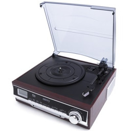 CAMRY Gramofon CR1168 Brązowy, Manualny, Napęd paskowy, Wbudowane