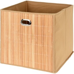 Dekoracyjne pudełko bambusowe Taytay brązowy, 31 x 31