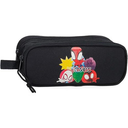 Joumma Marvel Versus Spidey Podwójny piórnik Czarny 23x9x7