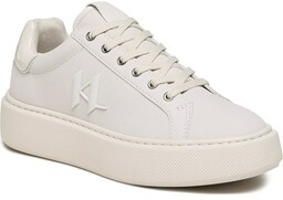 Sneakersy KARL LAGERFELD KL62217 Off White Nubuck