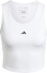 adidas Kobiety TECHFIT Cropped Training Tank Top, WHITE,