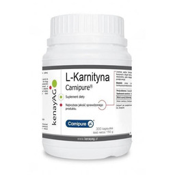 Kenay L-Karnityna Carnipure Suplement diety 300 kapsułek