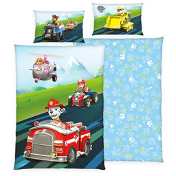 Pościel bawełniana dziecieca Psi Patrol 100x135 Cars Auta
