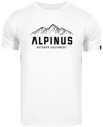 Koszulka męska T-shirt Alpinus Mountains biały