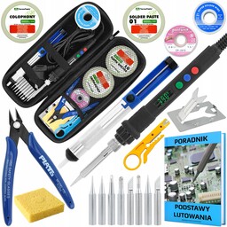Lutownica Precyzyjna 80W Zestaw W Etui Poradnik Akcesoria