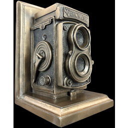 STEAMPUNK PODPÓRKA DO KSIĄŻEK Z ZABYTKOWĄ KAMERĄ VERONESE