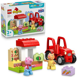 LEGO DUPLO Świnka Peppa Ciągnik i rynek, zabawka