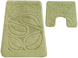 Profeos Zielony zestaw łazienkowych chodniczków Z9-K76