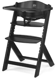 Kinderkraft Enock 3W1 Krzesło Do Karmienia Drewno Czarny