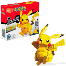 MEGA Klocki, Pokemon Duży Pikachu do zbudowania Figurka,