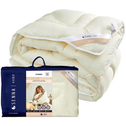 Kołdra 135x200 MERINO WOOL Wełna z Merynosów Krem