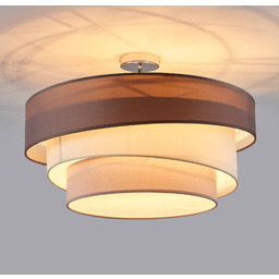 Lampa sufitowa Melia Lindby, możliwość ściemniania, aluminiowy /