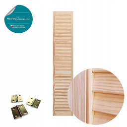 Drzwiczki ażurowe sosnowe 39,4 x 201,3 Front szuflady