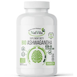 NatVita Bio Ashwagandha KSM-66 300 mg, 120 tabl.