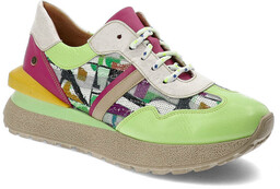 Maciejka Zielone Sneakersy Wyjątkowe Obuwie Damskie