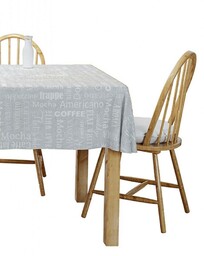 Detexpol Obrus na stół 140x200 szary coffee 4274
