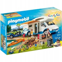 Playmobil Family Fun Duży Kamper Rodzinne auto kempingowe
